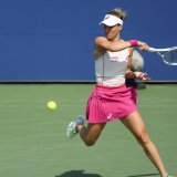 Viktorija Golubic n'a pas eu voix au chapitre face à Beatriz Haddad Maia. KEYSTONE/AP/Yuki Iwamura